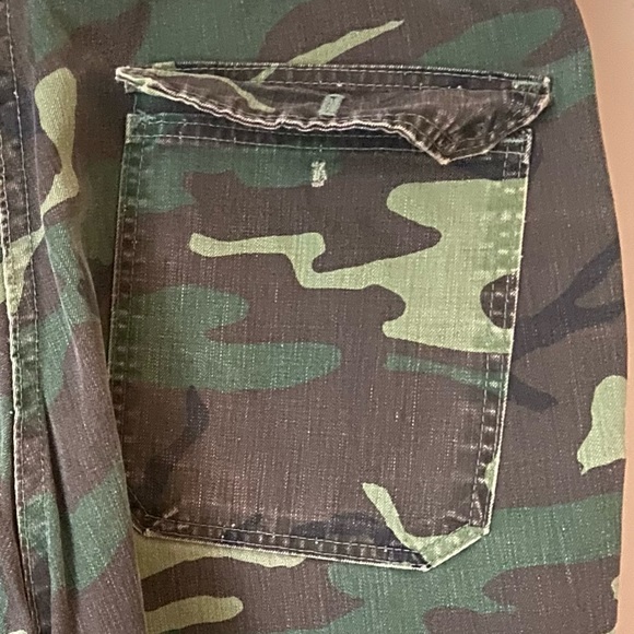 Five Brother Vintage 70’s Mens Camouflage Cargo Pants MADE IN USA 32x30 - Picture 14 of 15